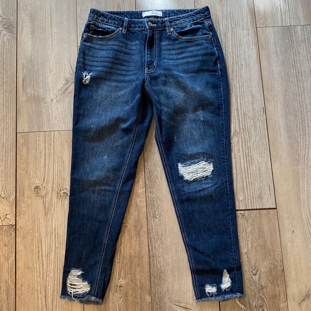 KanCan Jeans Size 9/28 Cropped Dark Wash NWOT